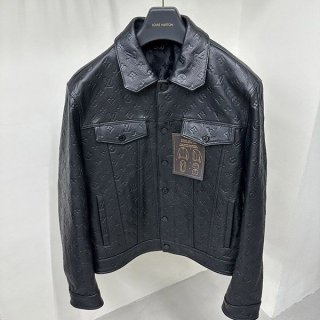Louis Vuitton Leather Boxy Jacket Replica vue31525