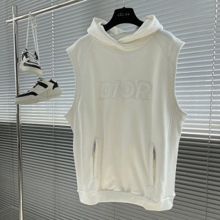 Stylish? Dior Sleeveless Hoodie Replica Unisex dex05302