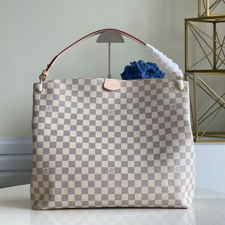 ★Popular in Japan! Louis Vuitton Graceful MM Replica Bag Damier Leather M42233