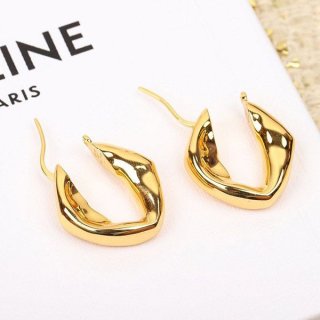 Celine Gold Finish Earrings Cef78501
