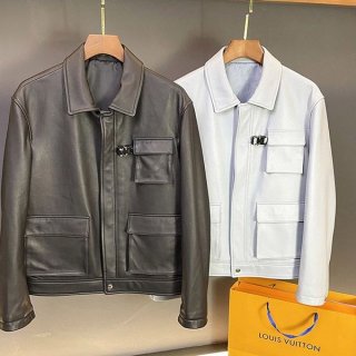 Perfect gift Dior leather boxy jacket replica deb09874