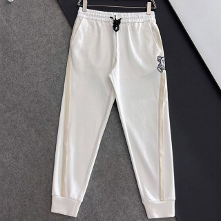 Stylish Moncler flocked logo fake jogger pants moe20291