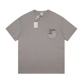 ★Safe shipping with tracking Loewe Anagram logo cotton T-shirt fake short sleeve lod74197