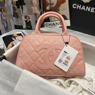No.1 popular Chanel caviar skin mini Boston bag replica shu08910