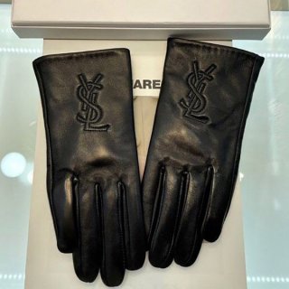 Cute Saint Laurent Leather Gloves Replica Sal23668