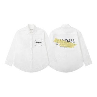 Luxury brand MM6 Maison Margiela replica openwork scallop shirt Mac80804