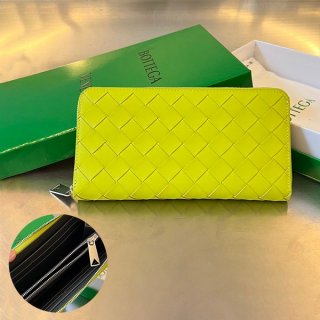 Bottega Veneta Intrecciato Replica Zip Around Wallet Box 99340