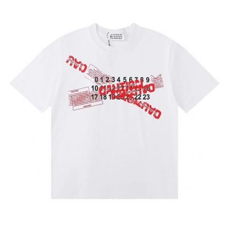 New sale MM6 Maison Margiela logo print T-shirt copy Maa90736