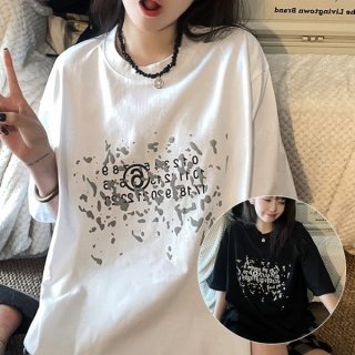 ★Popular in Japan! MM6 Maison Margiela Replica Numbering Logo T-shirt 2 colors Mae74359