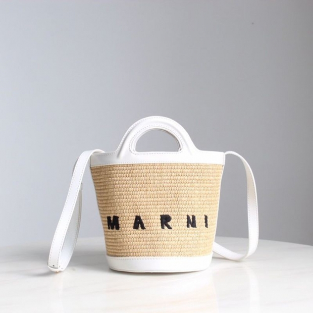 Stylish? Marni Basket Bags Cheap TROPICALIA Bucket Bag mad23802
