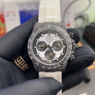 Rolex DiW Replica Carbon Daytona "PAUL NEWMAN BLACK" row13106