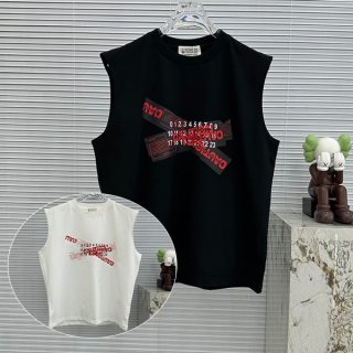 Love at first sight? MM6 Maison Margiela replica numbering logo T-shirt vest 2 colors Mas03925