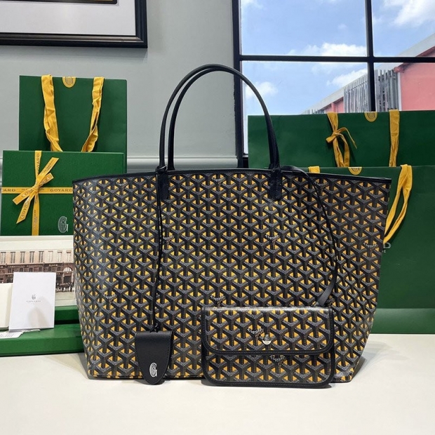 ★Popular in Japan! Goyard Replica Saint Louis GM Silver Tote Bag Goy22329