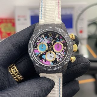 ☆Super popular☆Rolex DiW copy carbon Daytona "MOTLEY LADY UNIQUE" rof95918