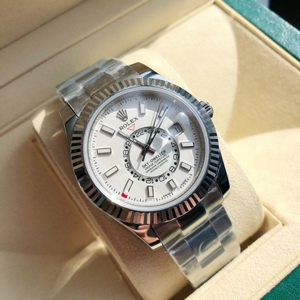 No customs duties Rolex Sky-Dweller 42MM Automatic Replica roj93016