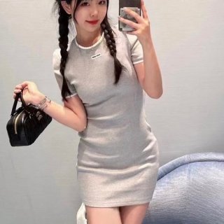 Boutique Miu Miu Knit Fake Striped Top Logo mya60761