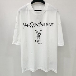 Rare Saint Laurent Cotton Jersey T-shirt Sah65846