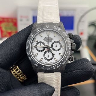 Rolex DiW Replica Carbon Daytona "CREAM V2" rou87959