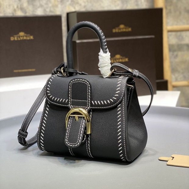 Free shipping Delvaux replica calfskin Brillant shoulder handbag Deu15045
