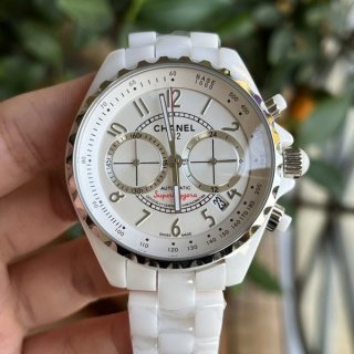 Sold out popular ☆ Elegant Chanel J12 watch replica 41mm white she72430