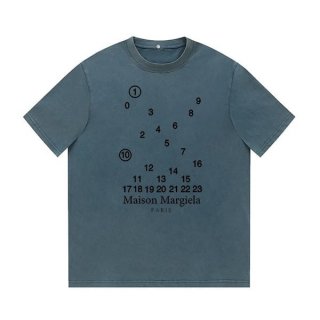 Boutique MM6 Replica Maison Margiela Numbering Logo T-shirt Mai18266
