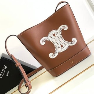 Boutique? Celine Small Baguette Cuir Triomphe Embroidery Replica Ces20588