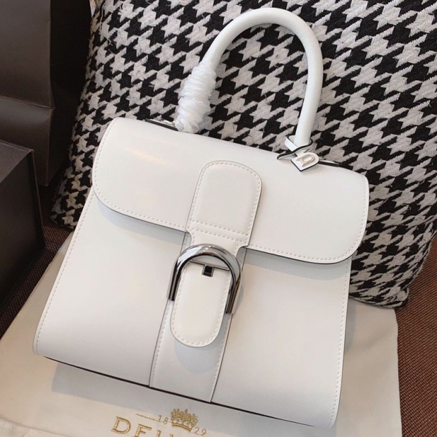 Very popular! [Delvaux handbag replica] Brillant Ivory stitch medium handbag Deg55640