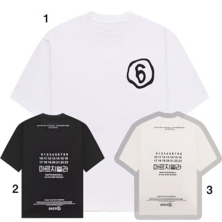 Immediate delivery MM6 copy Maison Margiela numbering logo T-shirt 3 colors Maa17051
