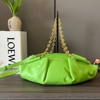 Rare Loewe Replica Paseo Small Shiny Nappa Handbag lol71721