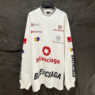 Very popular! Balenciaga logo print sweatshirt replica baj20794