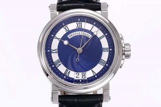 Eye-catching colors Breguet Marine II Large Date Replica Men's 39 mm Watch bul83293