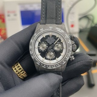 Rolex Replica DiW Carbon Daytona "CREAM INVERT" rou36145