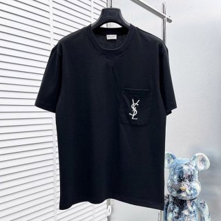 Love at first sight? Saint Laurent Cotton Jersey T-shirt Saj09115