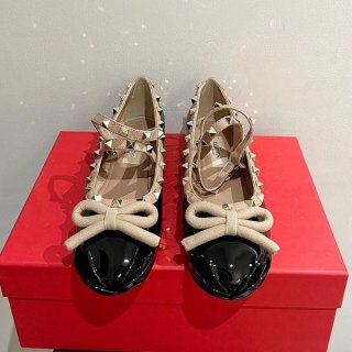 New color ☆ Rare Valentino studded ballet shoes replica Vud44548