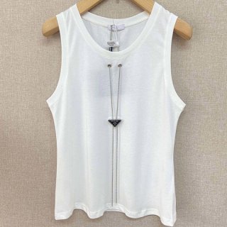 Classic Prada ribbed knit jersey tank top pui01237