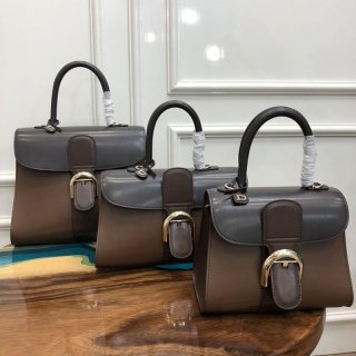 Classic [DELVAUX Replica] Calfskin Brillant MM Shoulder Handbag 3 Sizes Des63290