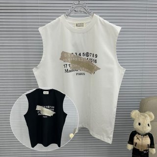 Rare MM6 Maison Margiela Numbering Logo T-Shirt Vest Replica 2 Colors Mat54728