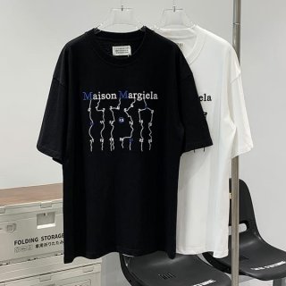 Express delivery MM6 Maison Margiela replica numbering logo T-shirt 2 colors Max53216