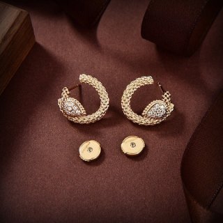 Boucheron Serpent Bohème Hoop Earrings Replica JCO04CAB01