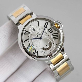 Extremely rare! Cartier Ballon Bleu 2 time zone replica kag30923