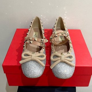 Eye-catching color Valentino studded ballet shoes replica Vuz38712