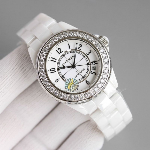 Free shipping Chanel replica J12 38 20th anniversary shs03559