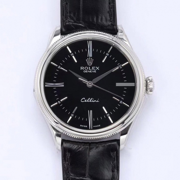 Rare color Rolex copy Cellini 39MM roo08435