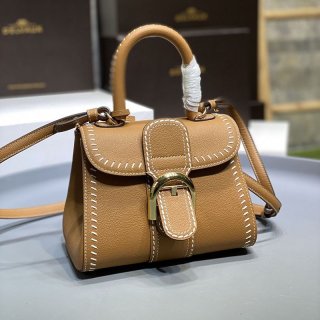 New Sale Delvaux Calfskin Brillant Shoulder Handbag Replica Dew10783