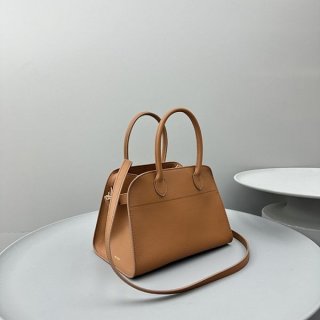 Stylish? THE ROW Margaux 10 Leather Bag zag86725