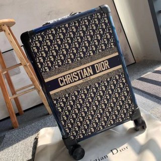 Rare Dior suitcase copy, layered embroidered canvas deo49256
