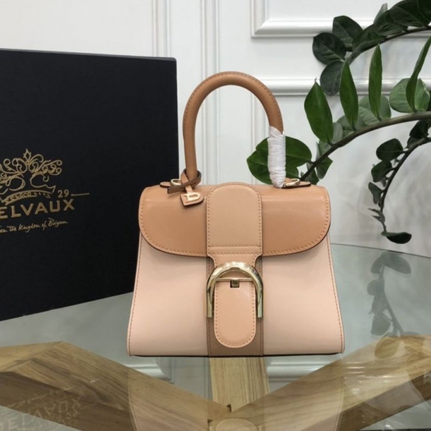 Best Price Guaranteed Delvaux Calfskin Replica Brillon Shoulder Handbag Det70781