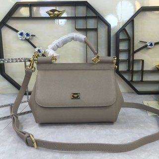 Dolce & Gabbana Sicily Bag Replica Shiny Calfskin DGI95706