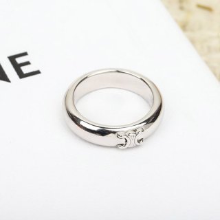 Hard to find Celine Triomphe ring replica silver Cez74468