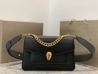 Rare [Bvlgari] New color! SERPENTI FOREVER Nappa handbag Buw08841